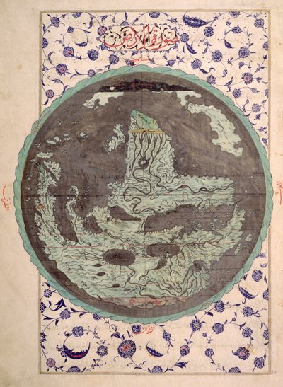 Map of the World, from a copy of Zubdat al-Tawarikh, of The Cream of Histories by Ottoman School